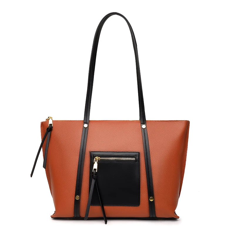 Sac Tote Femme Cuir Véritable - Katia