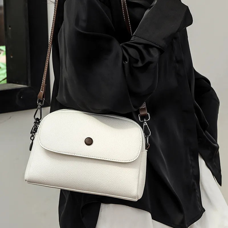 Sac Bandoulière Femme Cuir Véritable - Jeanne