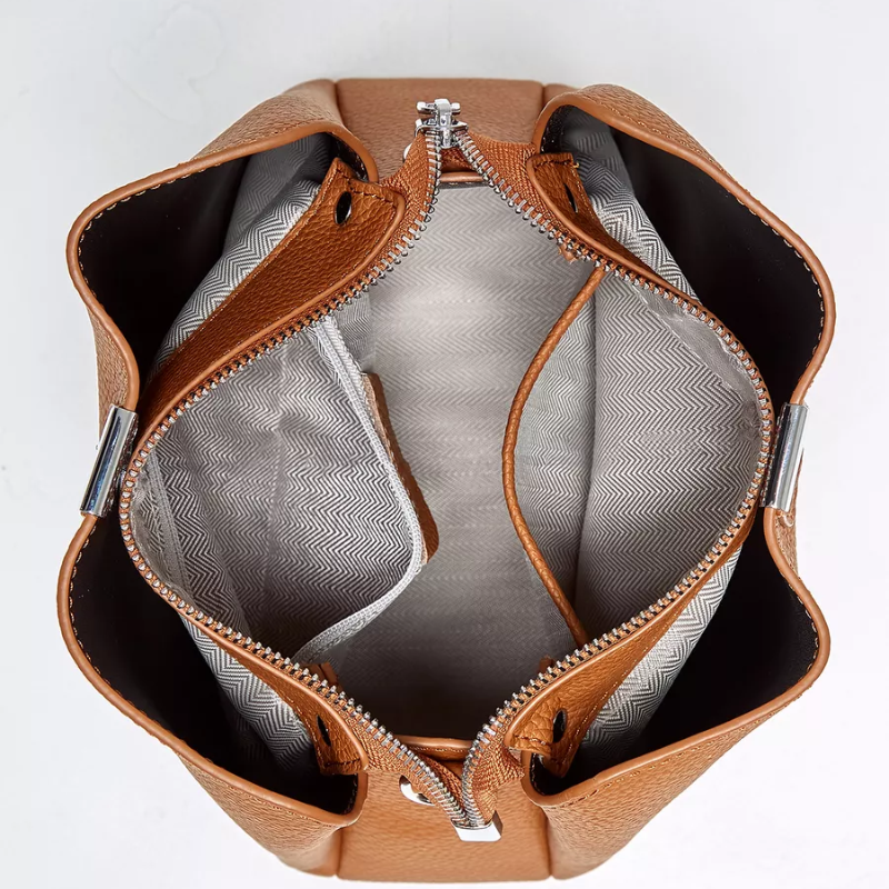 Sac Bandoulière Femme Cuir Véritable - Barbe