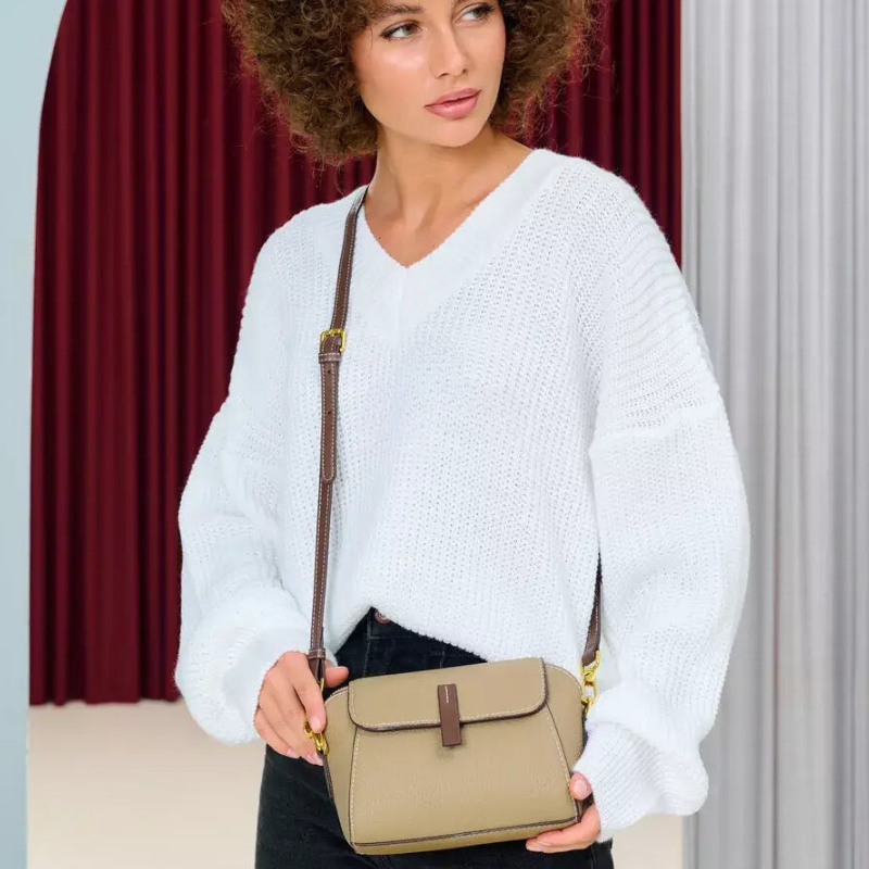 Sac Bandoulière Femme Cuir Véritable - Andréa