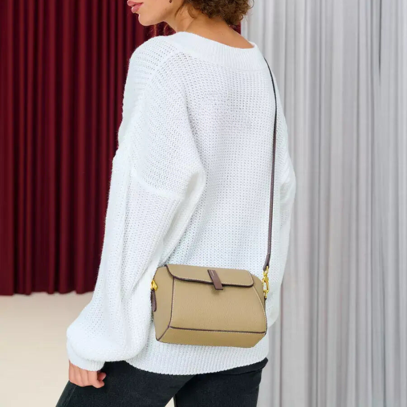 Sac Bandoulière Femme Cuir Véritable - Andréa