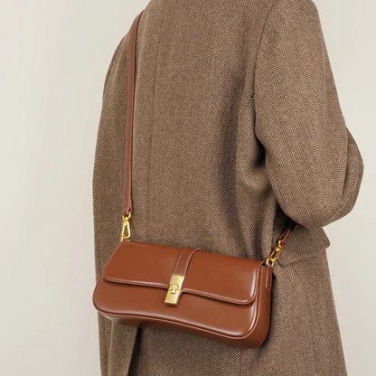 Sac à Bandoulière Femme Cuir Véritable - Élodie