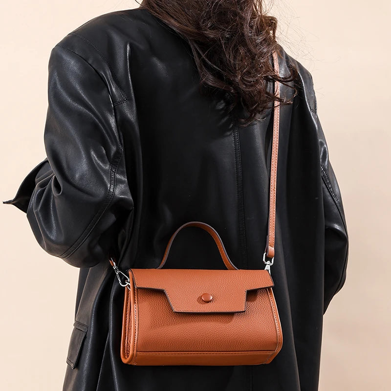 Sac Bandoulière Femme Cuir Véritable - Samia