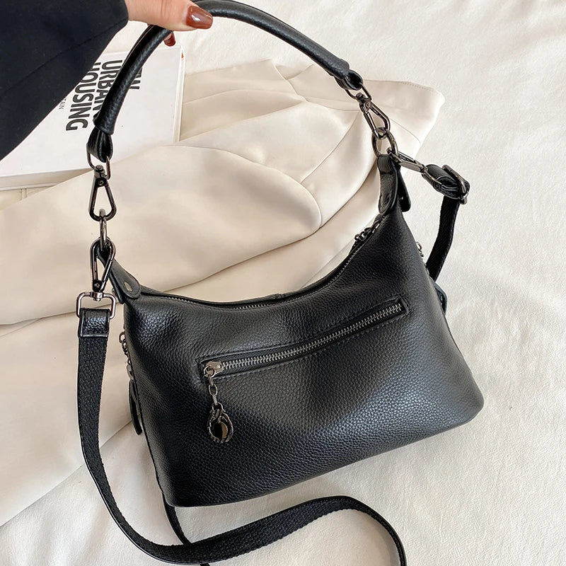 Sac Hobo Femme Cuir Véritable - Karine