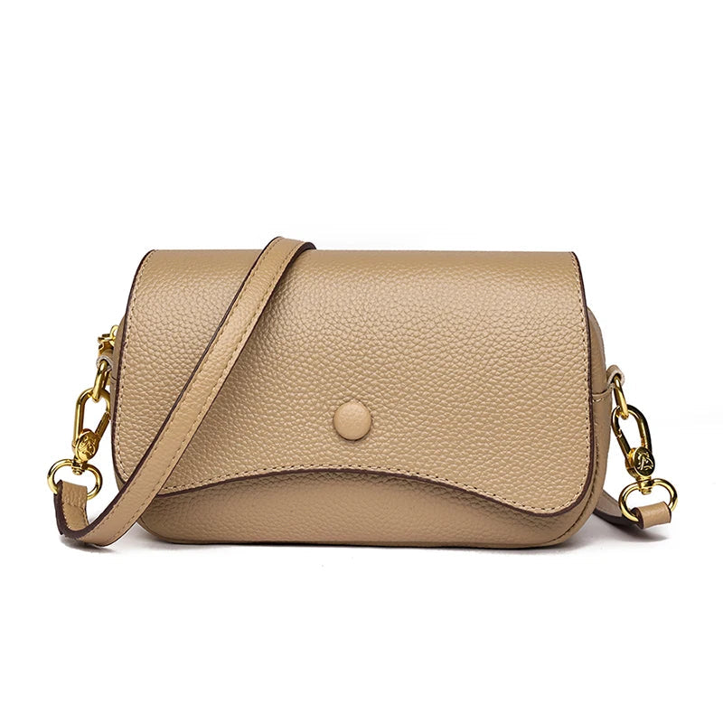 Sac Bandoulière Femme Cuir Véritable - Ingrid